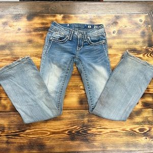 Girls miss me bootcut jeans size 8